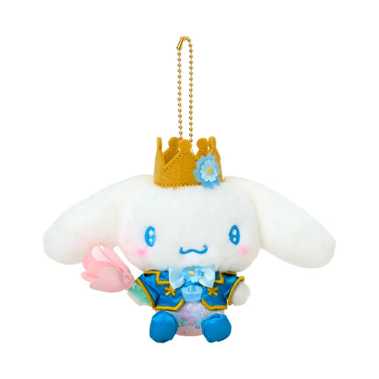 SANRIO | Cinnamoroll Plush Keychain Mascot Holder Bag Charm W11 x H15 x D7.5 cm (Everyone Is The Star! Doki Doki Design)