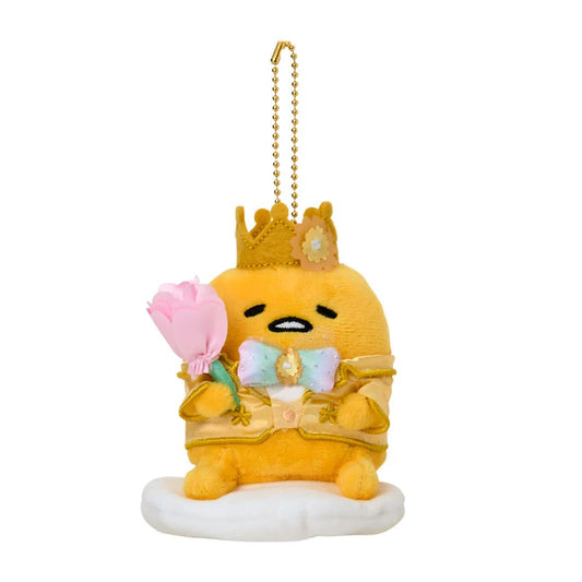 SANRIO | Gudetama Plush Keychain Mascot Holder Bag Charm W11 x H15 x D7.5 cm (Everyone Is The Star! Doki Doki Design)