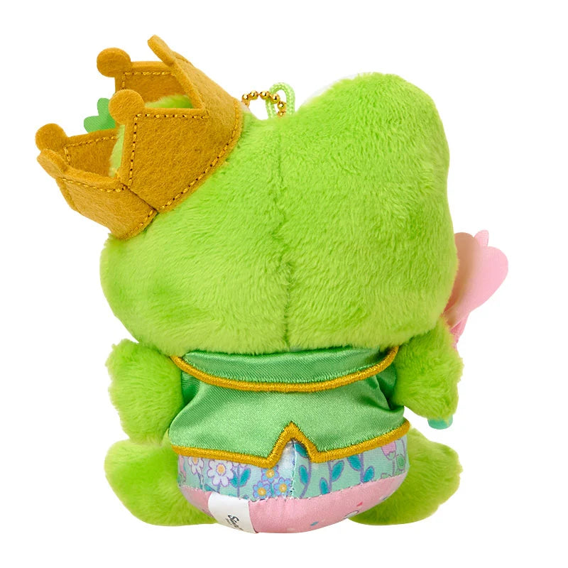 SANRIO | Keroppi Plush Keychain Mascot Holder Bag Charm W11 x H15 x D7.5 cm (Everyone Is The Star! Doki Doki Design)