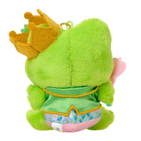 SANRIO | Keroppi Plush Keychain Mascot Holder Bag Charm W11 x H15 x D7.5 cm (Everyone Is The Star! Doki Doki Design)