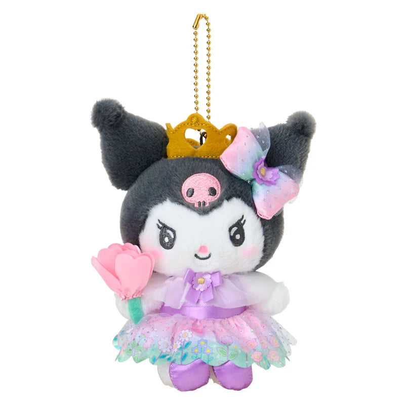 SANRIO | Kuromi Plush Keychain Mascot Holder Bag Charm W11 x H15 x D7.5 cm (Everyone Is The Star! Doki Doki Design)