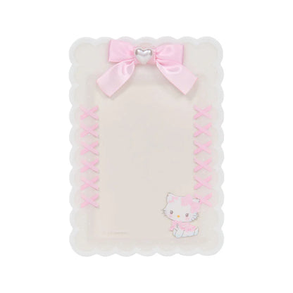 SANRIO | Charmmy Kitty Hard Card Case 9×1×13cm (Enjoy Idol Ribbon)