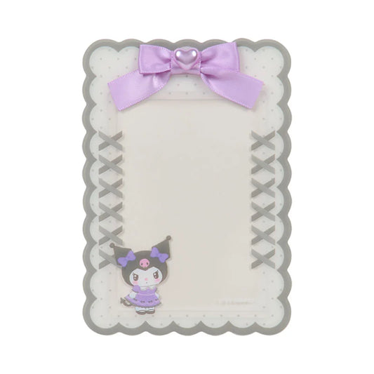 SANRIO | Kuromi Hard Card Case 9×1×13cm (Enjoy Idol Ribbon)