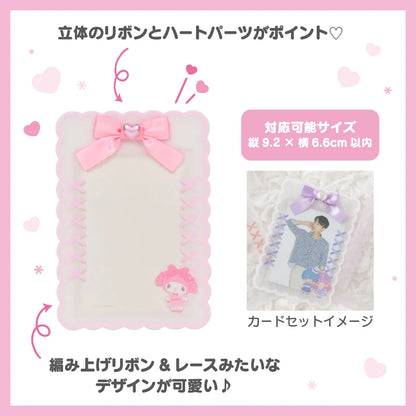 SANRIO | Charmmy Kitty Hard Card Case 9×1×13cm (Enjoy Idol Ribbon)