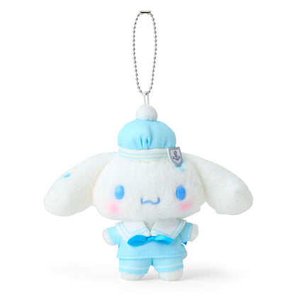 SANRIO | Cinnamoroll Mascot Holder Plush Keychain Bag Charm 15.2 x 9.9 x 6.5cm (Sailor Collar)