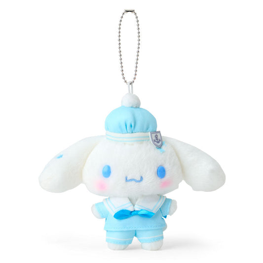 SANRIO | Cinnamoroll Mascot Holder Plush Keychain Bag Charm 15.2 x 9.9 x 6.5cm (Sailor Collar)