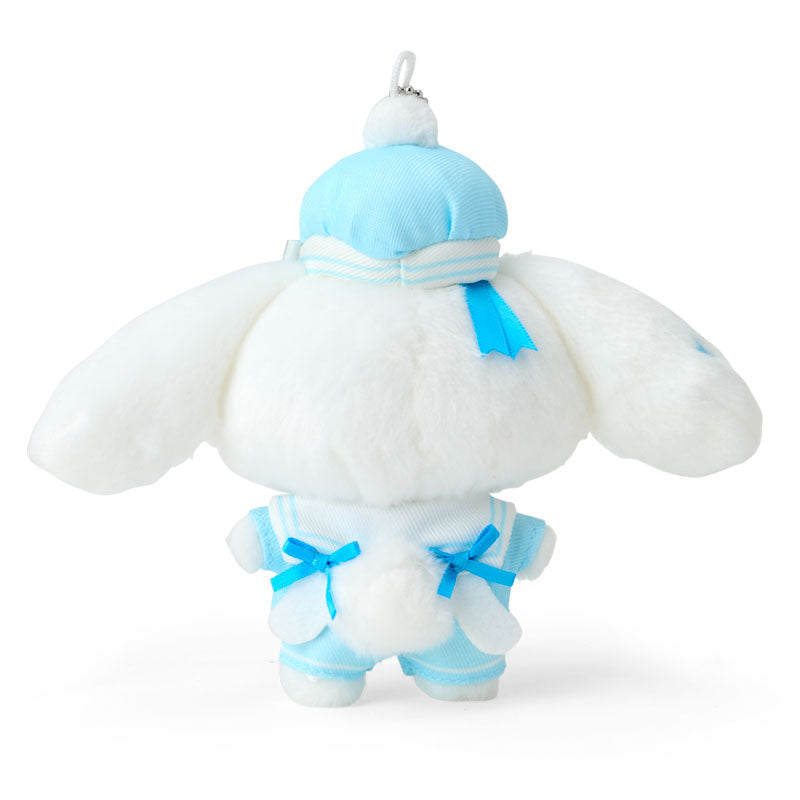 SANRIO | Cinnamoroll Mascot Holder Plush Keychain Bag Charm 15.2 x 9.9 x 6.5cm (Sailor Collar)
