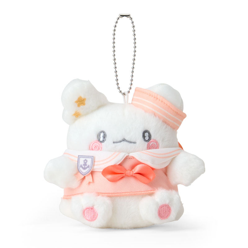 SANRIO | Hanamaru Obake Mascot Holder Plush Keychain Bag Charm 15.2 x 9.9 x 6.5cm (Sailor Collar)