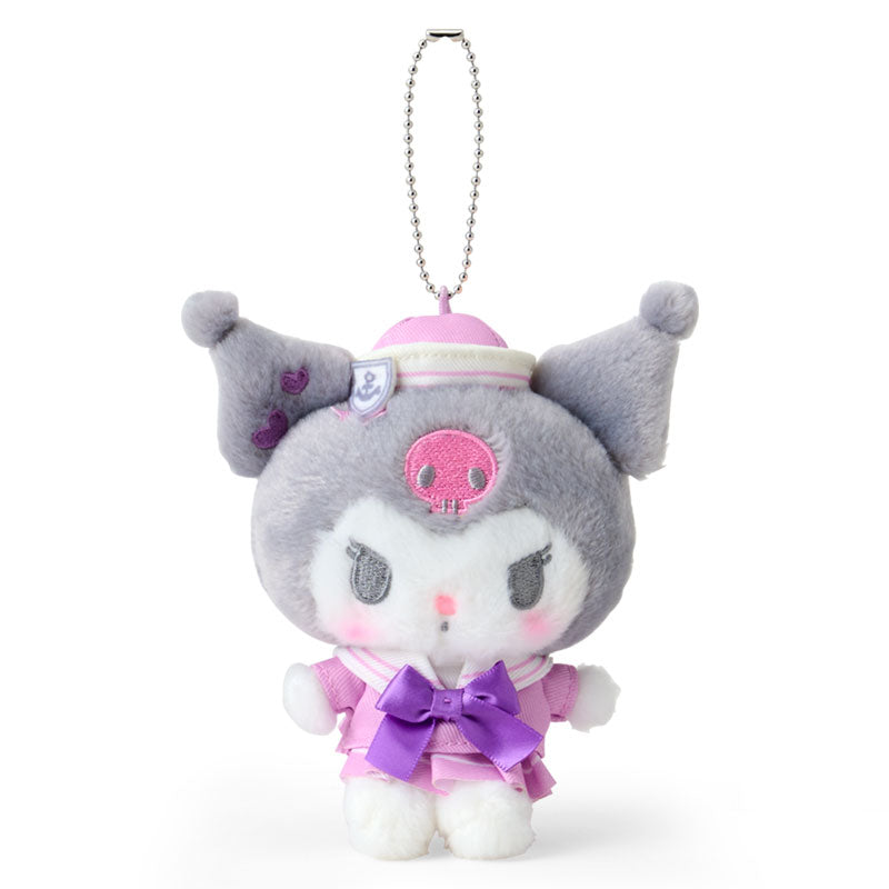 SANRIO | Kuromi Mascot Holder Plush Keychain Bag Charm 15.2 x 9.9 x 6.5cm (Sailor Collar)