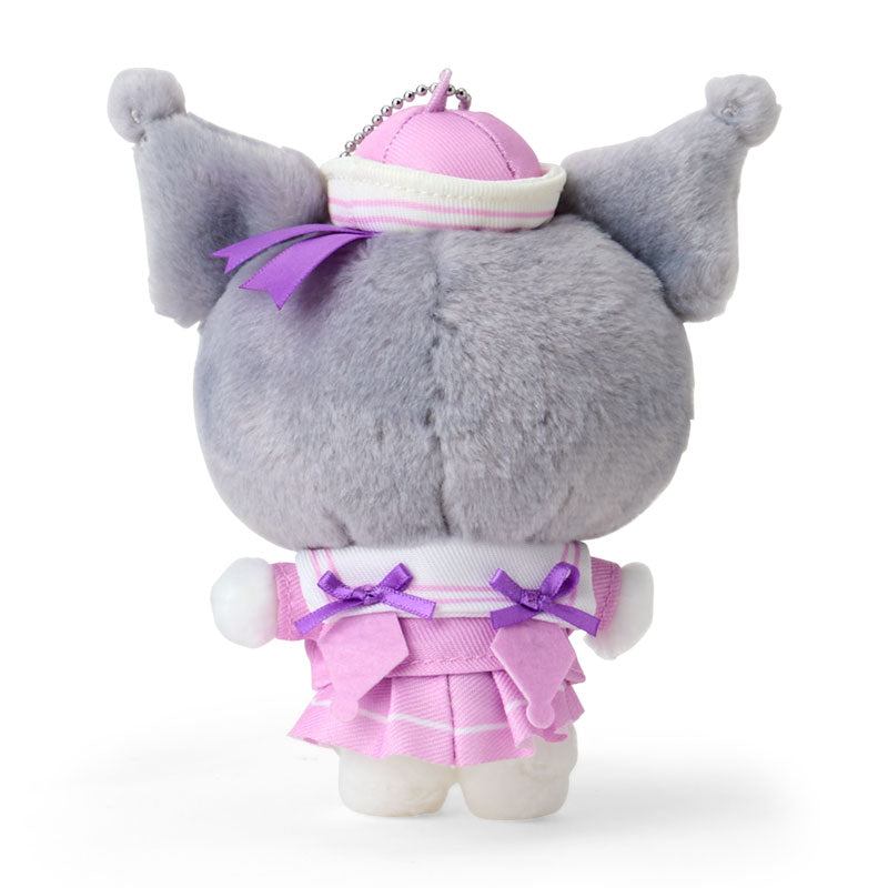 SANRIO | Kuromi Mascot Holder Plush Keychain Bag Charm 15.2 x 9.9 x 6.5cm (Sailor Collar)