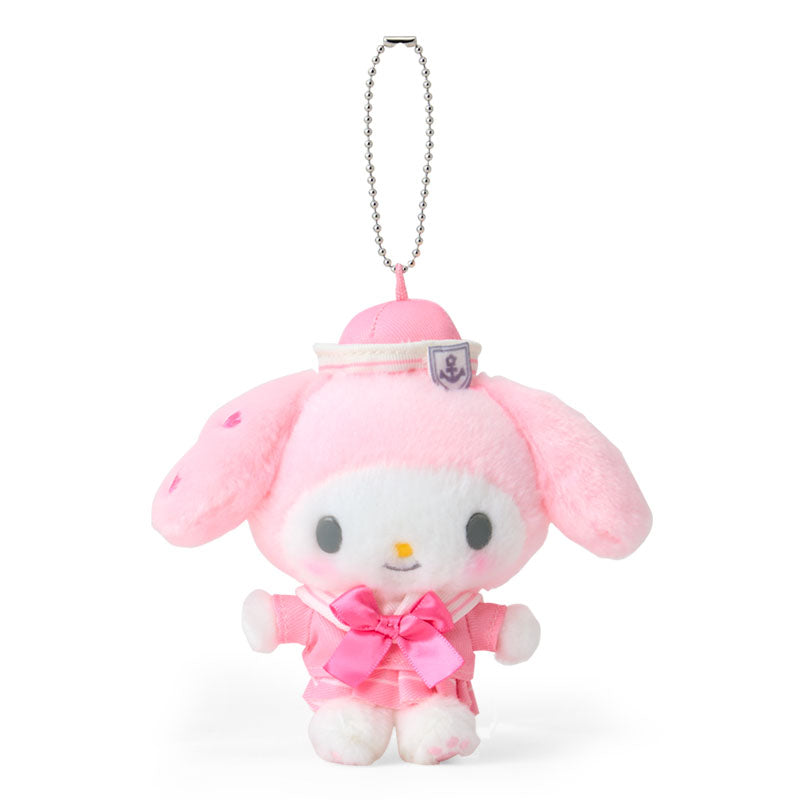 SANRIO | My Melody Mascot Holder Plush Keychain Bag Charm 15.2 x 9.9 x 6.5cm (Sailor Collar)