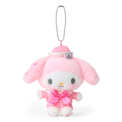SANRIO | My Melody Mascot Holder Plush Keychain Bag Charm 15.2 x 9.9 x 6.5cm (Sailor Collar)