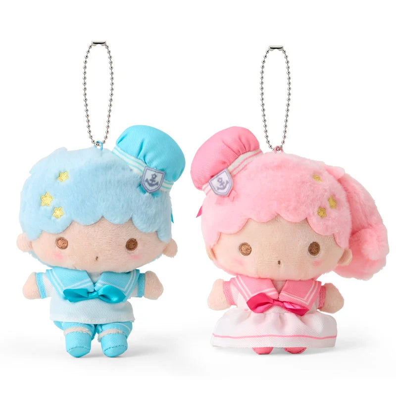 SANRIO | Little Twin Stars Mascot Holder Plush Keychain Bag Charm 15.6 x 19.6 x 7.0cm (Sailor Collar)
