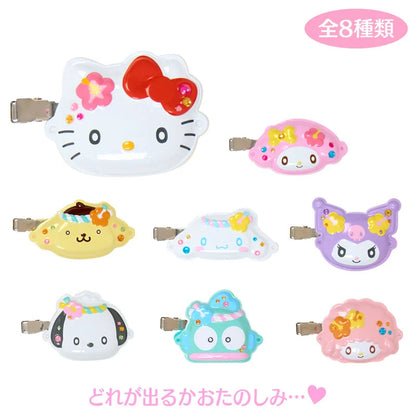 SANRIO | Secret Bangs Clip Hair Clip Blind Box 5.5×2×8cm (Summer Festival Character!)