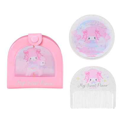 SANRIO | My Sweet Piano Mirror & Comb 8.5 x 1.2 x 8.2cm (Dreamy Birthday)