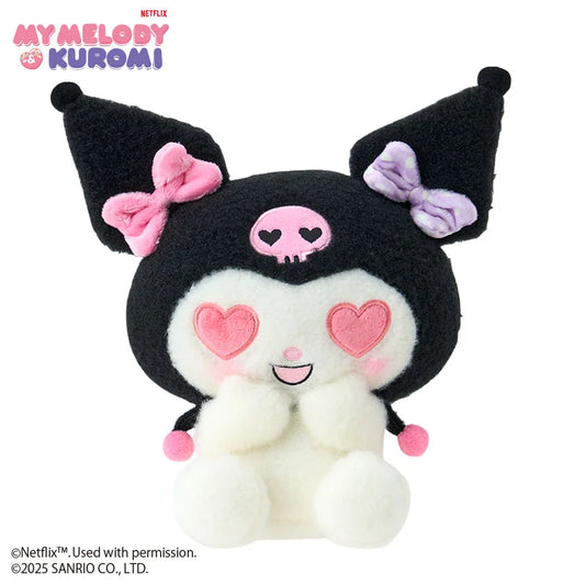 SANRIO | Kuromi Plush Toy Plush Doll W22 x H11 x D23 cm (Netflix My Melody & Kuromi)