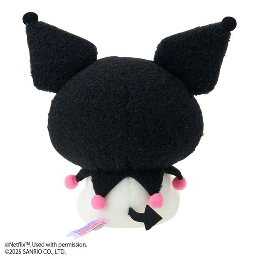 SANRIO | Kuromi Plush Toy Plush Doll W22 x H11 x D23 cm (Netflix My Melody & Kuromi)