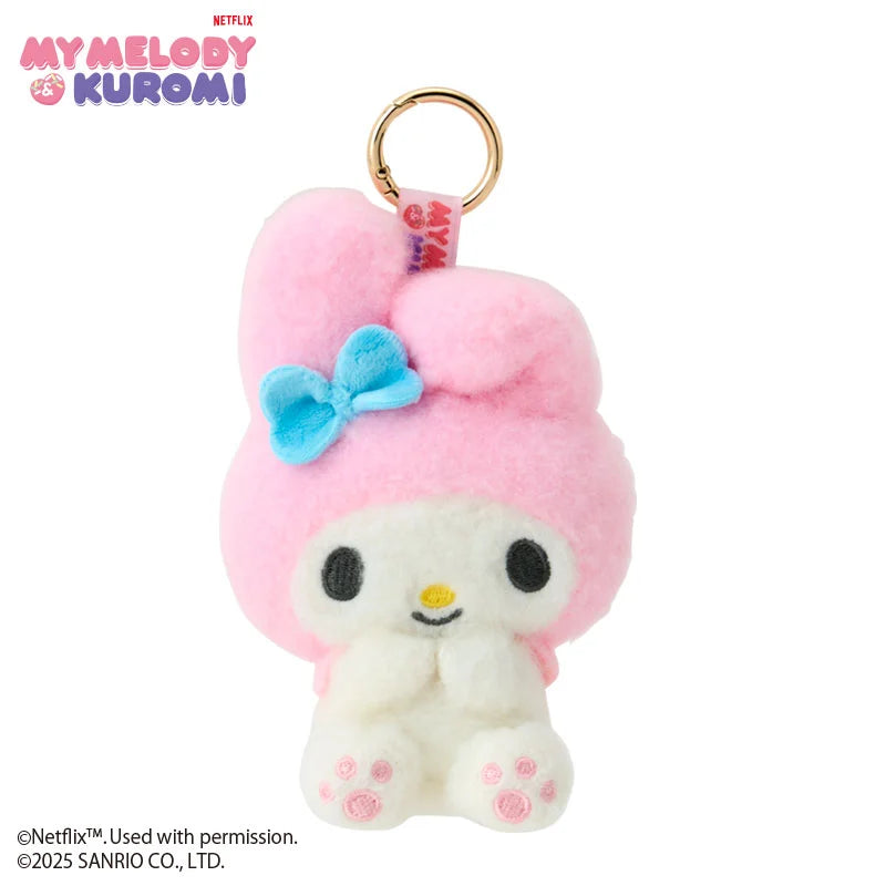 SANRIO | My Melody Plush Mascot Holder Keychain Bag Charm W10×D6.5×H15cm (Netflix My Melody & Kuromi)