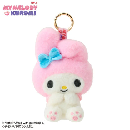 SANRIO | My Melody Plush Mascot Holder Keychain Bag Charm W10×D6.5×H15cm (Netflix My Melody & Kuromi)