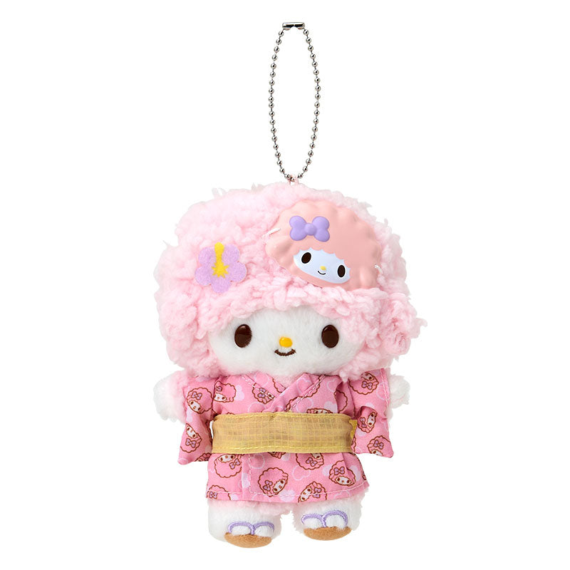 SANRIO | My Sweet Piano Mascot Holder Plush Keychain Bag Charm 10.5×6.5×14.5cm (Summer Festival Character!)