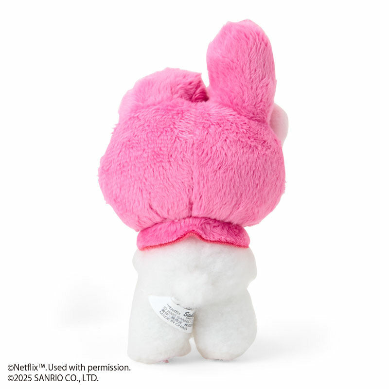 SANRIO | My Melody Cake Plush Mascot Holder Keychain Bag Charm W7×D6×H13.5cm (Netflix My Melody & Kuromi)