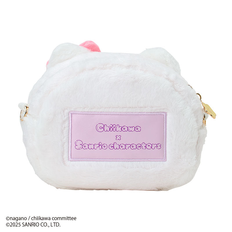 SANRIO x CHIIKAWA | Hello Kitty Chiikawa Plush Shoulder Bag Crossbody Bag 23.5×5×12.5cm