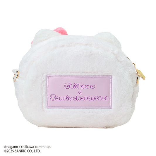 SANRIO x CHIIKAWA | Hello Kitty Chiikawa Plush Shoulder Bag Crossbody Bag 23.5×5×12.5cm