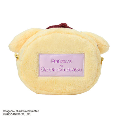 SANRIO x CHIIKAWA | Pompompurin Usagi Plush Shoulder Bag Crossbody Bag 23.5×5×12.5cm