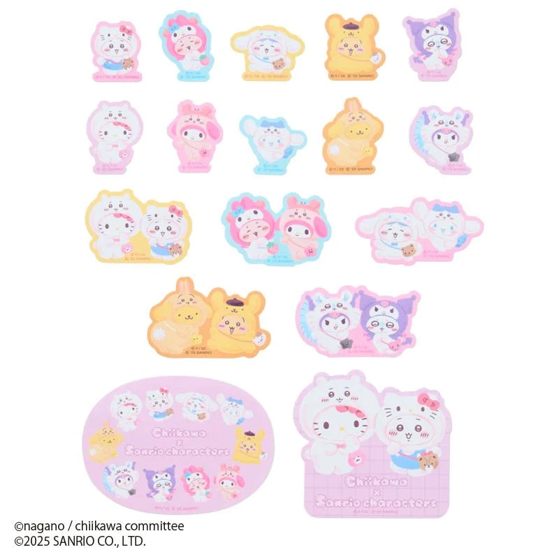 SANRIO x CHIIKAWA | Sticker Set 11.5×0.7×12cm