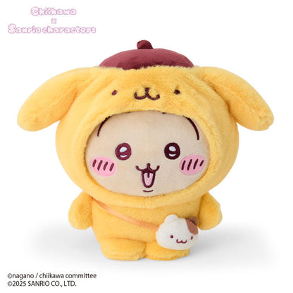 SANRIO x CHIIKAWA | Pompompurin Usagi Plush Toy Plush Doll 20×13×19cm
