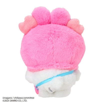 SANRIO x CHIIKAWA | My Melody Kani-chan Mascot Holder Bag Charm Plush Keychain 10×6×12.5cm