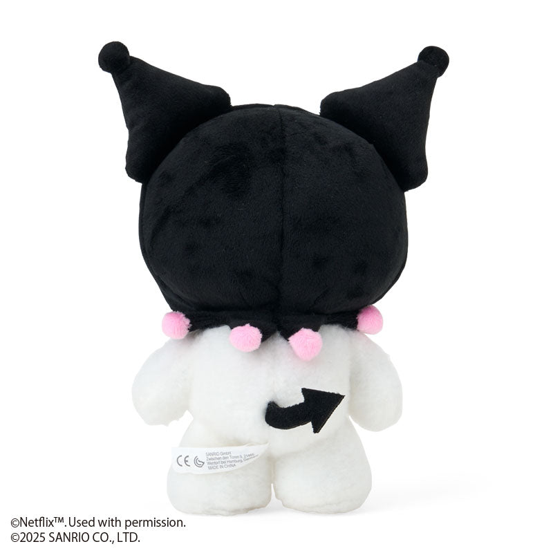 SANRIO | Kuromi Posable Plush Toy Plush Doll W16 x H20 x D8.5 cm (Netflix My Melody & Kuromi)