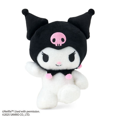 SANRIO | Kuromi Posable Plush Toy Plush Doll W16 x H20 x D8.5 cm (Netflix My Melody & Kuromi)
