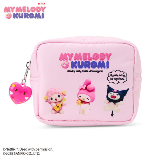 SANRIO | My Melody & Kuromi & My Sweet Piano Pouch W12×D4.5×H10cm (Netflix My Melody & Kuromi)