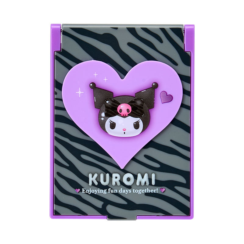 SABRIO | Kuromi Folding Mirror 70 x 8 x 90mm (Monotone Animal)