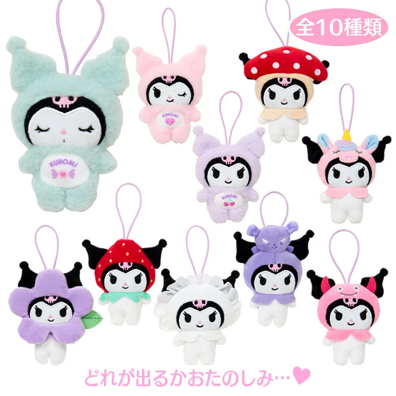 SANRIO | Kuromi Secret Plush Keychain Blind Box 125 x 98 x 31mm (My Deco Bag)(Order 10 For Complete Box)