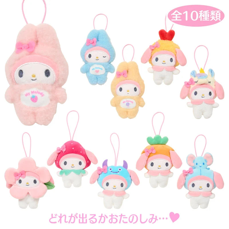 SANRIO | My Melody Secret Plush Keychain Blind Box 125 x 98 x 31mm (My Deco Bag)(Order 10 For Complete Box)