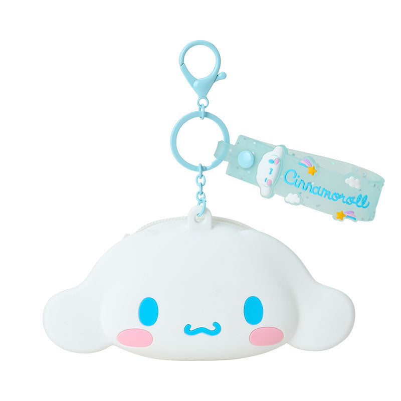 SANRIO | Cinnamoroll Mini Silicone Pouch Keychain Bag Charm 108×46×90mm (My Deco Bag)