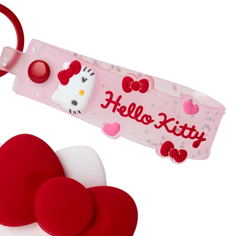 SANRIO | Hello Kitty Mini Silicone Pouch Keychain Bag Charm 108×46×90mm (My Deco Bag)