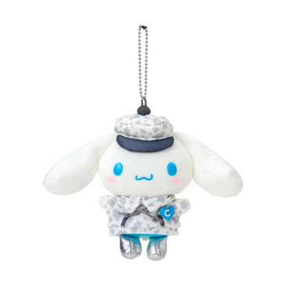SABRIO | Cinnamoroll Mascot Holder Plush Keychain Bag Charm 140 x 60 x 130mm (Monotone Animal)