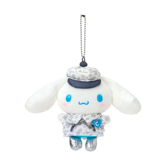 SABRIO | Cinnamoroll Mascot Holder Plush Keychain Bag Charm 140 x 60 x 130mm (Monotone Animal)