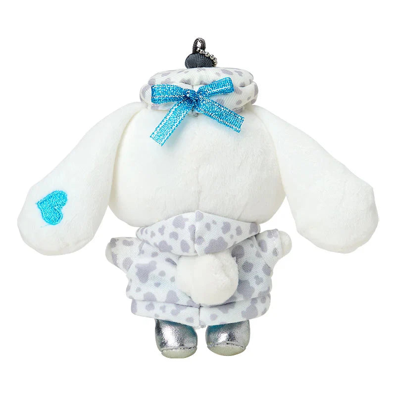 SABRIO | Cinnamoroll Mascot Holder Plush Keychain Bag Charm 140 x 60 x 130mm (Monotone Animal)