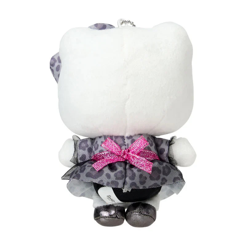SABRIO | Hello Kitty Mascot Holder Plush Keychain Bag Charm 94 x 65 x 135mm (Monotone Animal)