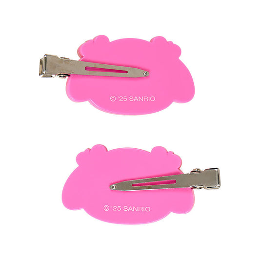 SANRIO | My Melody Tanned Bangs Clip Hair Clip Set of 2 15×10.5×3.5cm (Endless Summer Vacation / Coconut Vacation