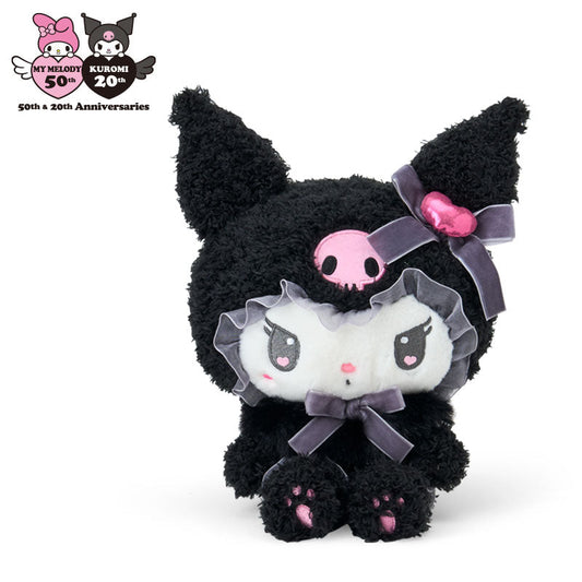 SANRIO | Kuromi Rabbit Plush Toy Plush Doll 16×10×25cm (Melousa Romiusa)
