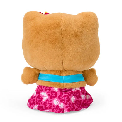 SANRIO | Hello Kitty Pink Tanned Plush Toy Plush Doll 16.5×15×21cm (Endless Summer Vacation / Coconut Vacation