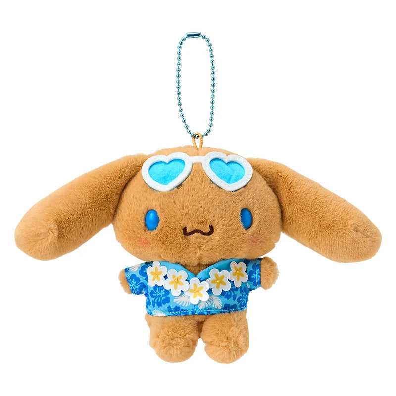 SANRIO | Cinnamoroll Tanned Mascot Holder Plush Keychain Bag Charm 14×7×17cm (Endless Summer Vacation / Coconut