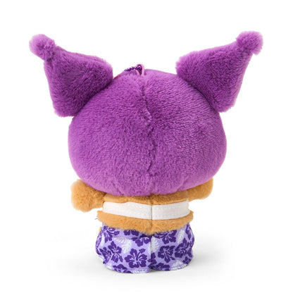 SANRIO | Kuromi Tanned Mascot Holder Plush Keychain Bag Charm 14×7×17cm (Endless Summer Vacation / Coconut Vacation