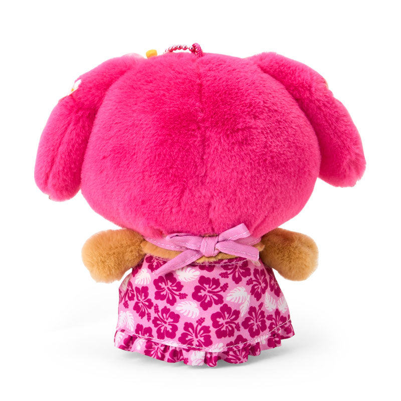 SANRIO | My Melody Tanned Mascot Holder Plush Keychain Bag Charm 14×7×17cm (Endless Summer Vacation / Coconut Vacation