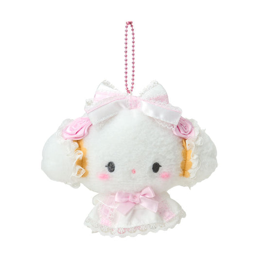 SANRIO | Cogimyun Plush Mascot Holder Keychain Bag Charm 125×80×150mm (White Frill Design)